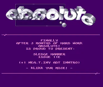 Sledge Hammer 11e Intro