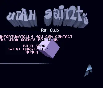 The Utah Saints Fan Club Intro