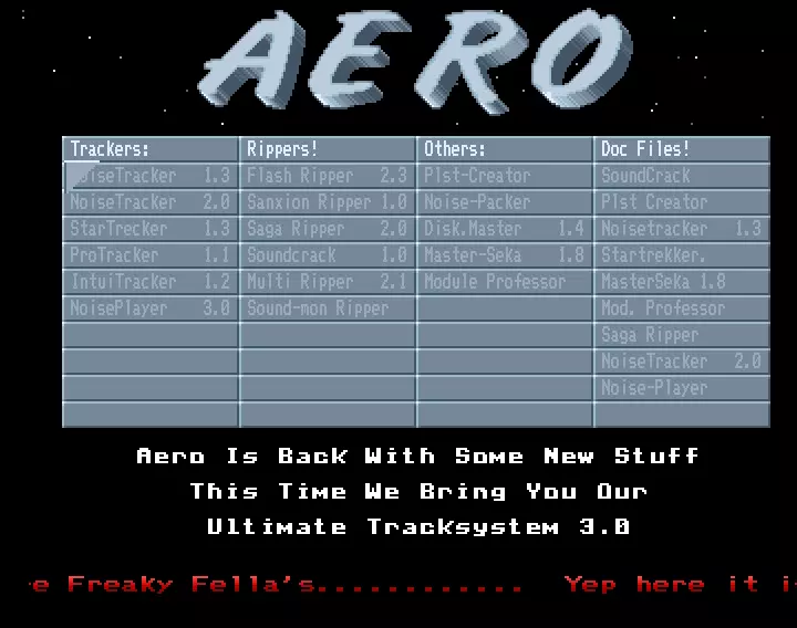 Ultimate Tracksystem v3.0 (1990) by Aero