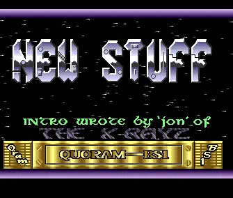 New Stuff Intro