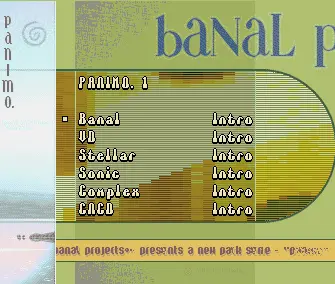 Panimo Menu and Sources