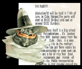 Abduction 96 Invitation
