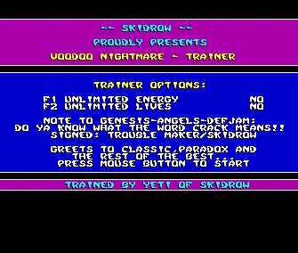 Voodoo Nightmare +2