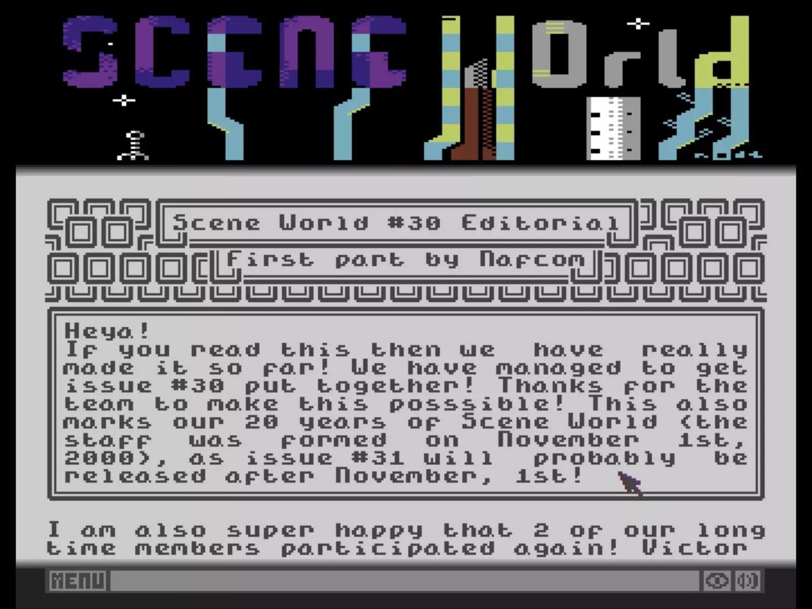 Scene World #30 Amiga (2020) by Scene World Magazine