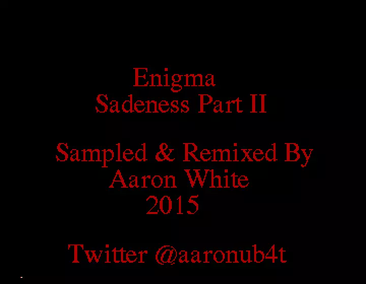 Enigma (Sadness Part II) Panpipe Mix (2015) by CMAP
