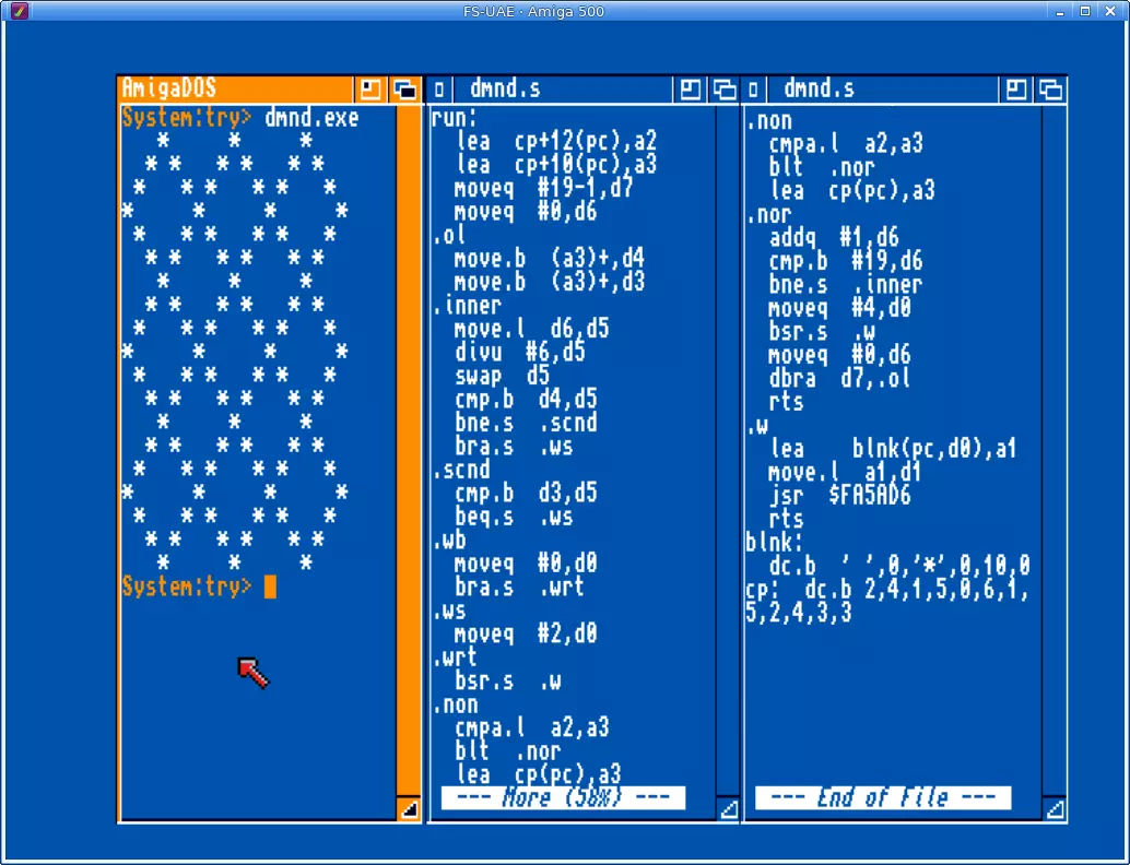 Christmas Diamonds (Amiga/Assembler) (2023) by Amix