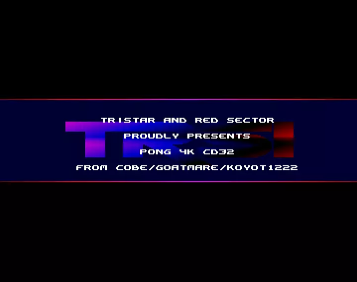 Pong 4K - CD32