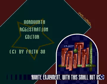 Wordworth Registration Editor