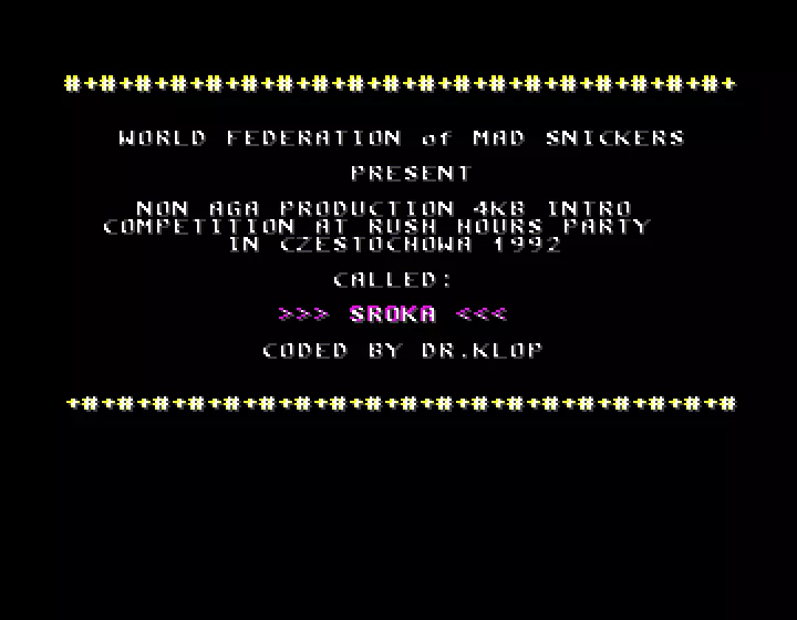 Sroka (1998) by World Federation of Mad Snickers