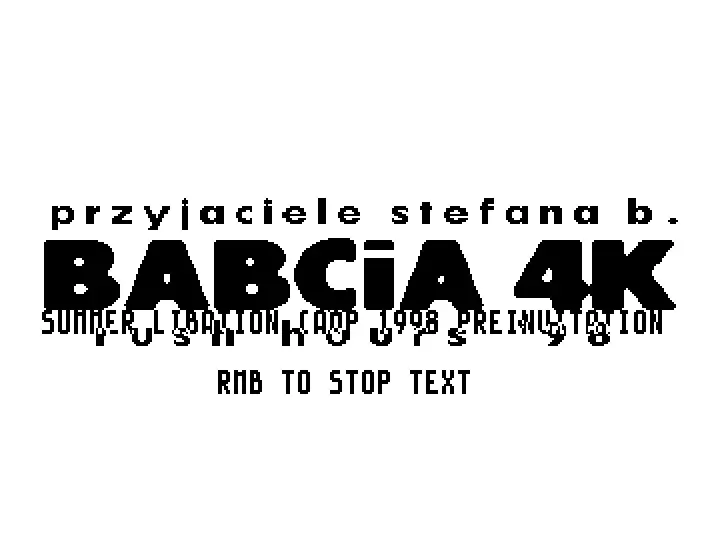 Babcia 4k (1998) by Przyjaciele Stefana B.