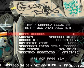 Crap Box 23 (2023) by The Electronic Knights