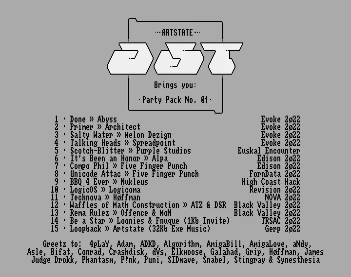 Party Pack No. 01 (2022) by Artstate