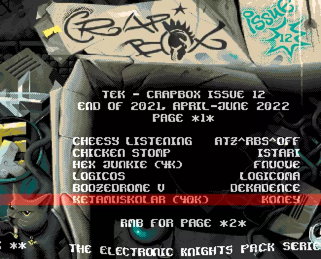 Crap Box 12 (2022) by The Electronic Knights