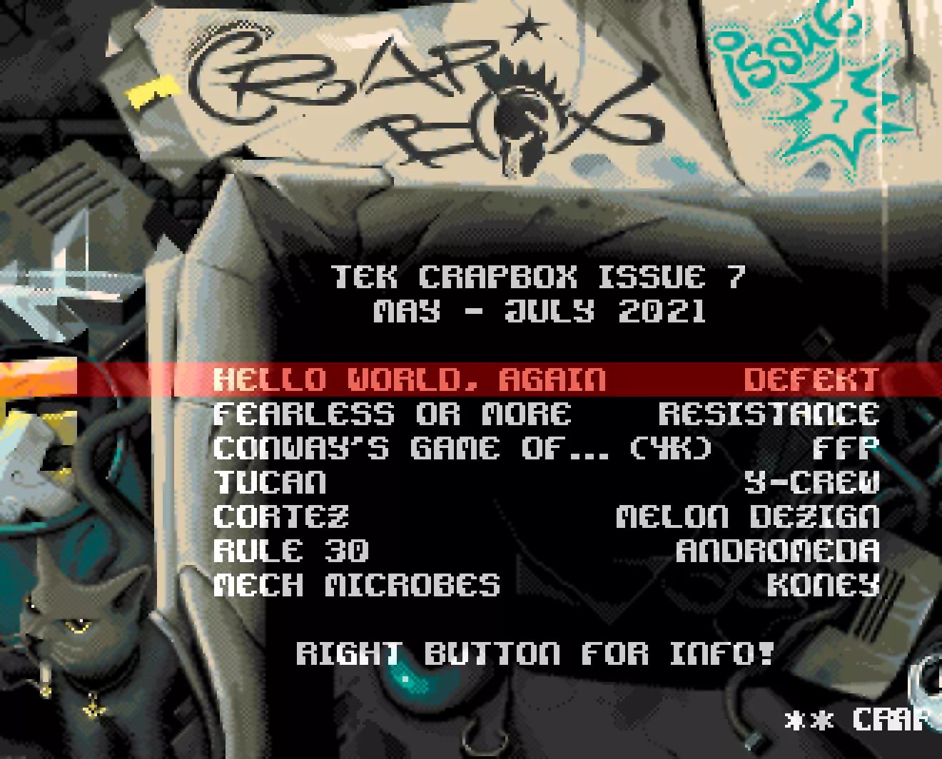 Crap Box 7 (2021) by The Electronic Knights