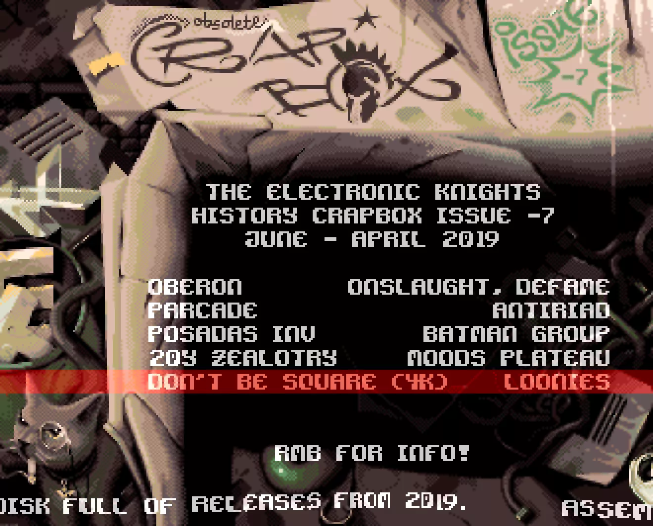 Crap Box -7 (2021) by The Electronic Knights