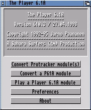 The Player V6.1A 610.3
