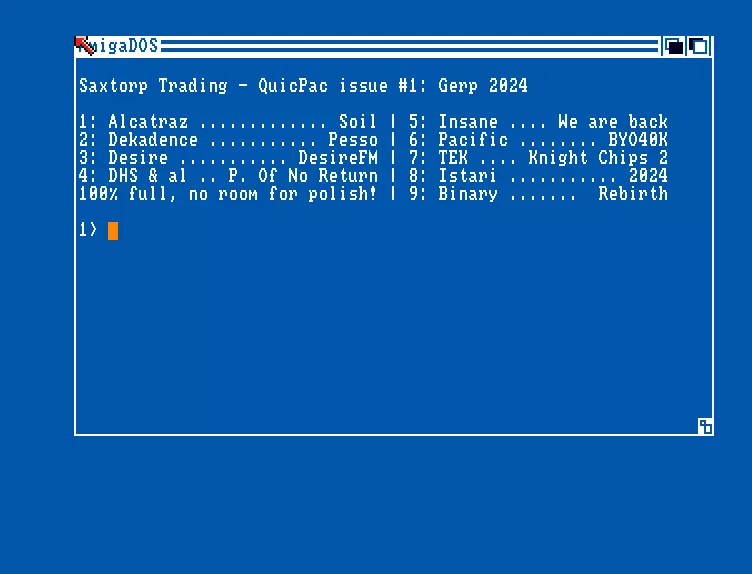 QuicPac 1 (2024) by Saxtorp Trading