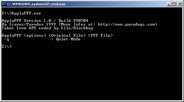 PlayStation Patch File v1.0 (1999) by Paradox