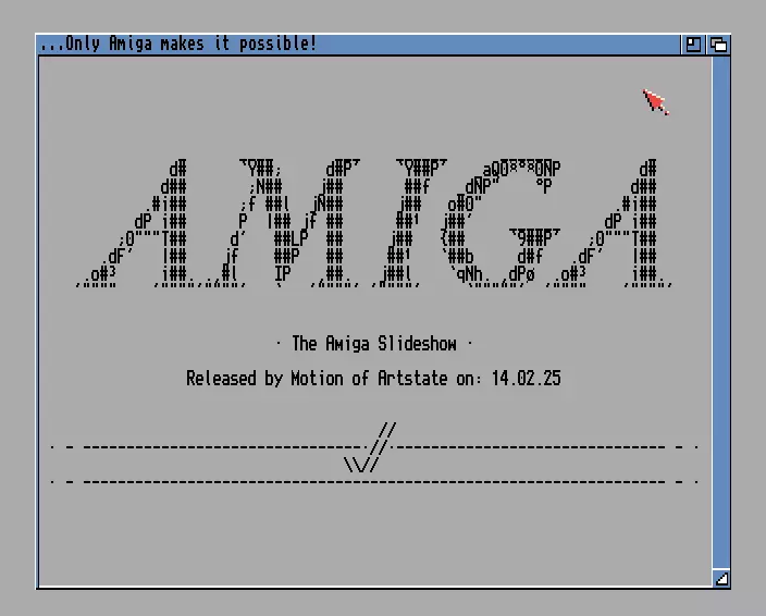 The Amiga Slideshow (2025) by Artstate
