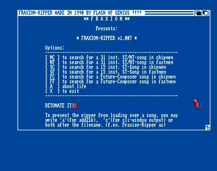 Fraxion Ripper v1.007 (1990) by Fraxion