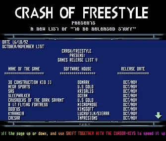 Games Release List 05