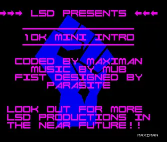 10k Mini Intro