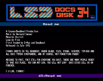 Doc Disk 34 (1992) by LSD